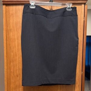 Liz Claiborne Dark Gray Pencil Skirt